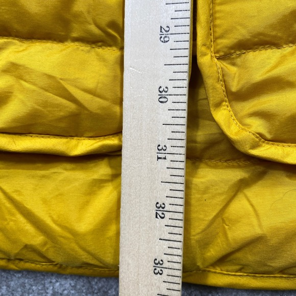 Herschel Supply Co Puffer Jacket Yellow Quilted LS Collarless Women's S - Picture 8 of 11